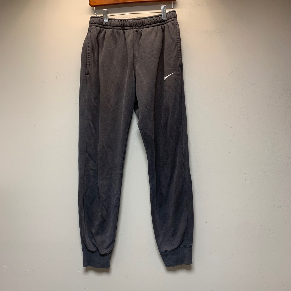 Nike Joggers Mens Small Dark Gray Excellent Fleece Tapered Sweatpants BV2671-071